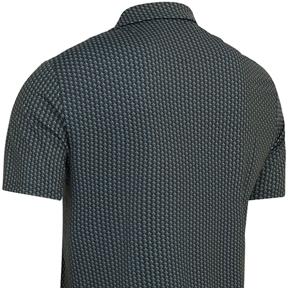 Rule the Streets Original Penguin All-Over Pete Print Polo Shirt - Black Iris