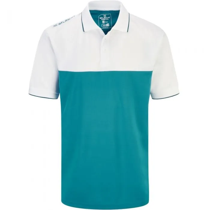 Stuburt Evolve Duo Block Polo Shirt - Blue Steel Own the Streets