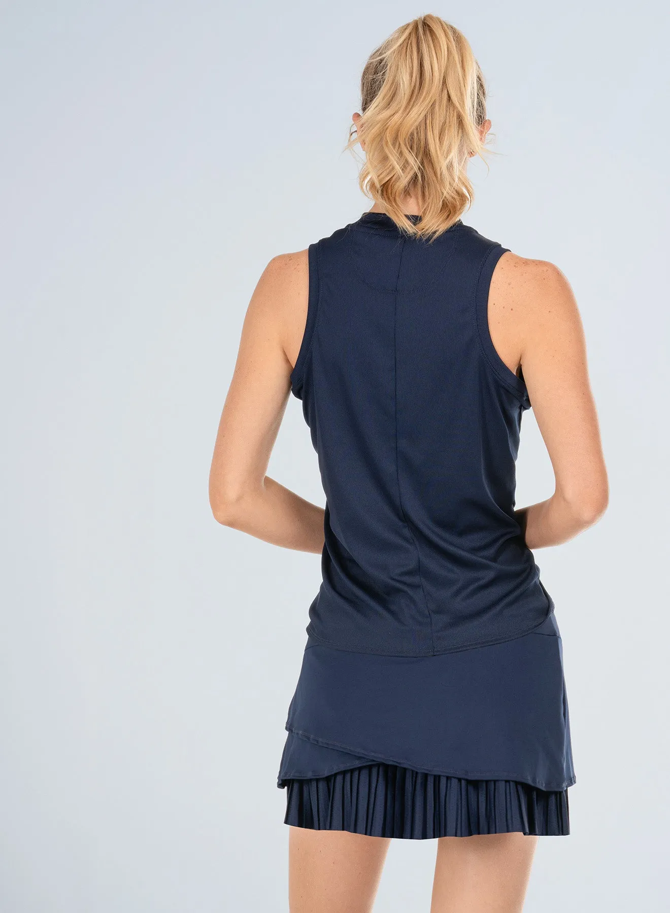 Flash Sale Twist It Up Zip Tank