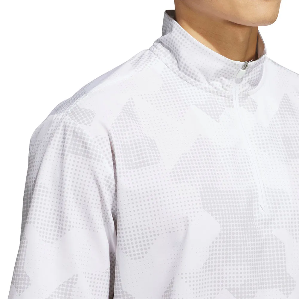 Make a Statement Adidas Go-To Dwr Short Sleeve 1/2 Zip Pullover - White
