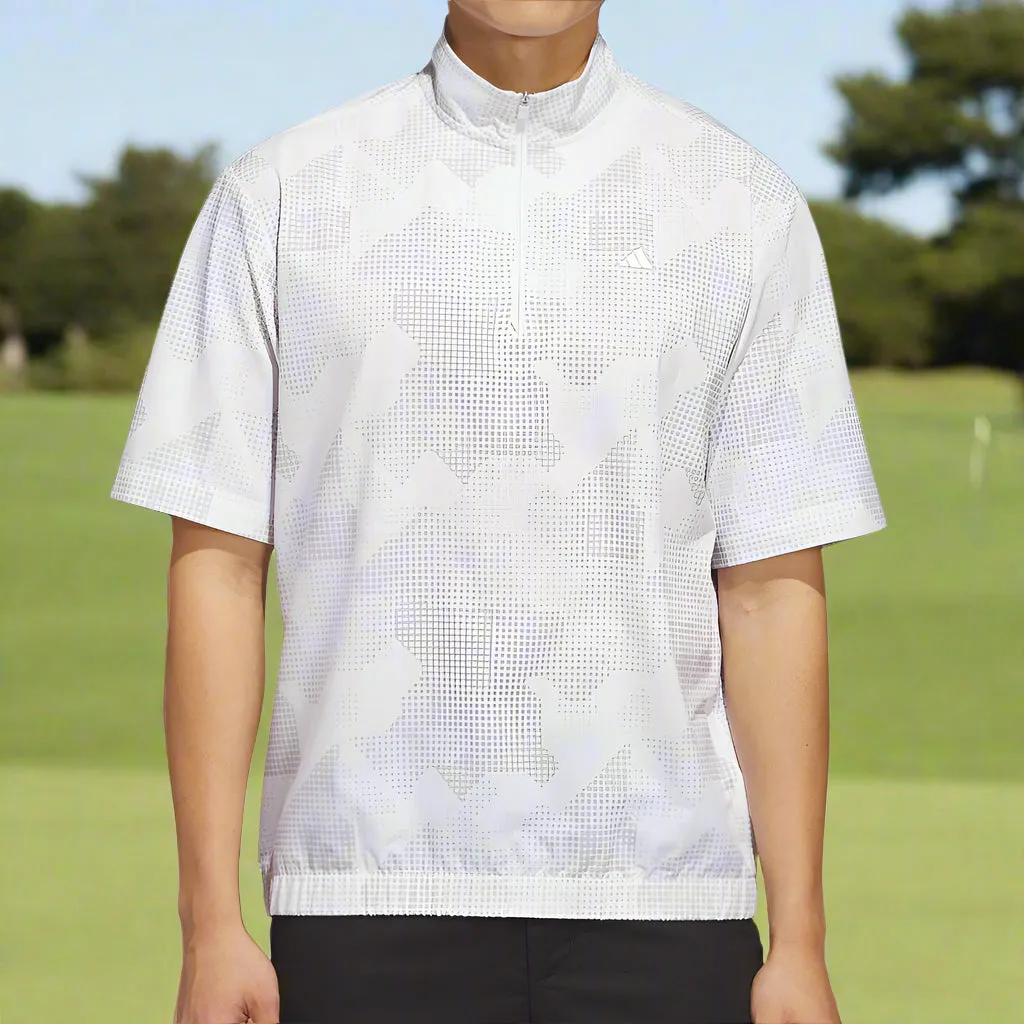 Not for the Ordinary Adidas Go-To Dwr Short Sleeve 1/2 Zip Pullover - White