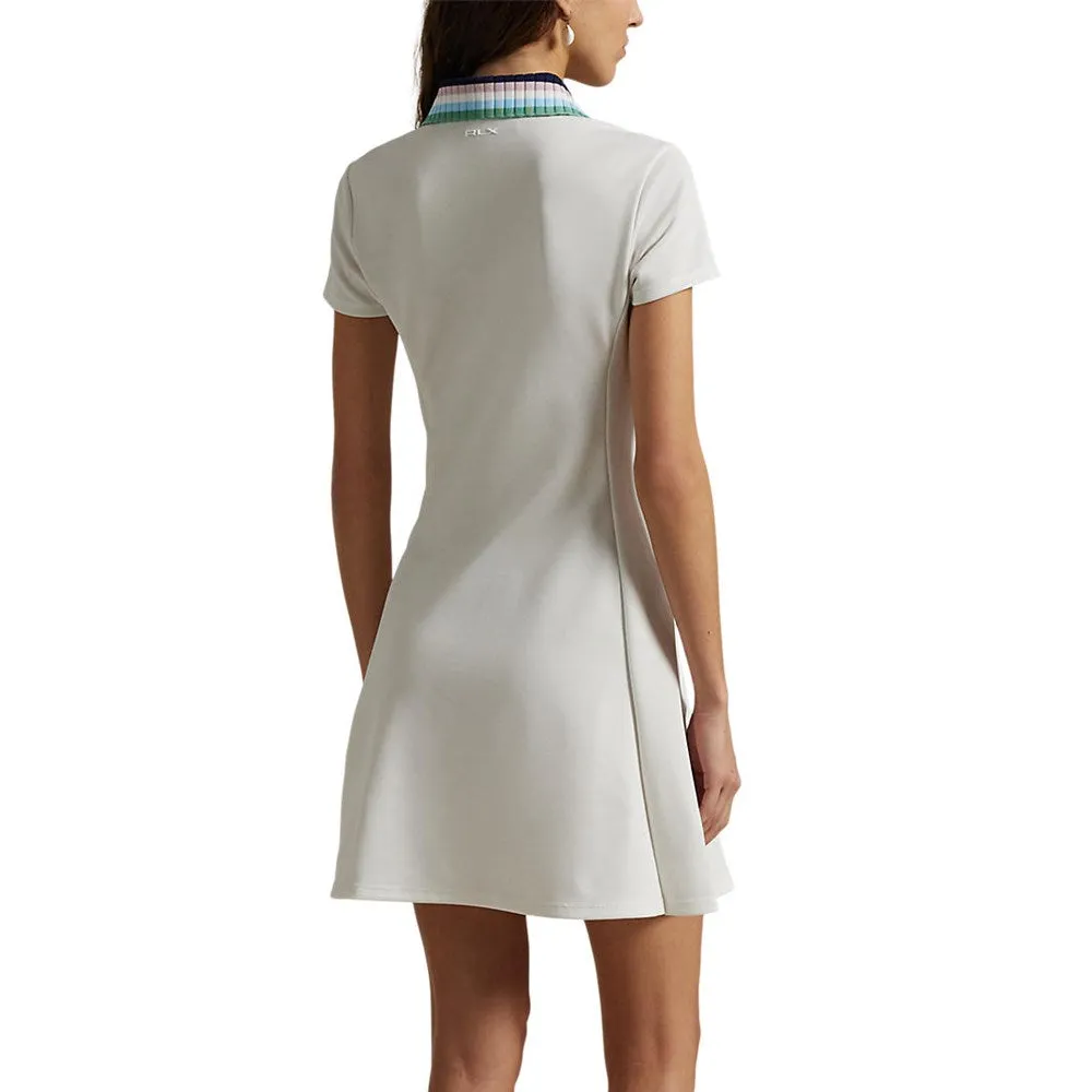 Rlx Ralph Lauren Women'S Knit Collar Dress - Ceramic White Spring Sale