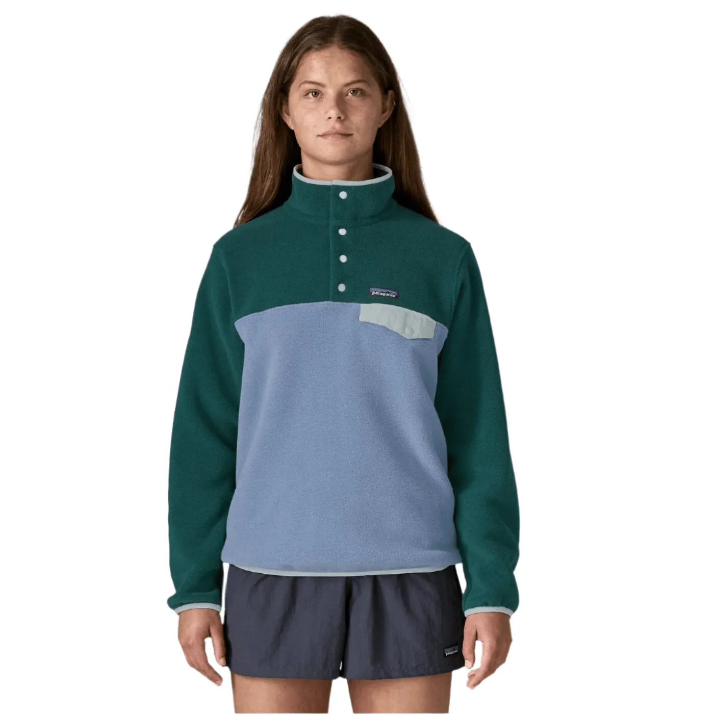 Patagonia - Women'S Lightweight Synchilla Fleece Snap-T Fleece Pullover Chase What Moves You President's Day Sale