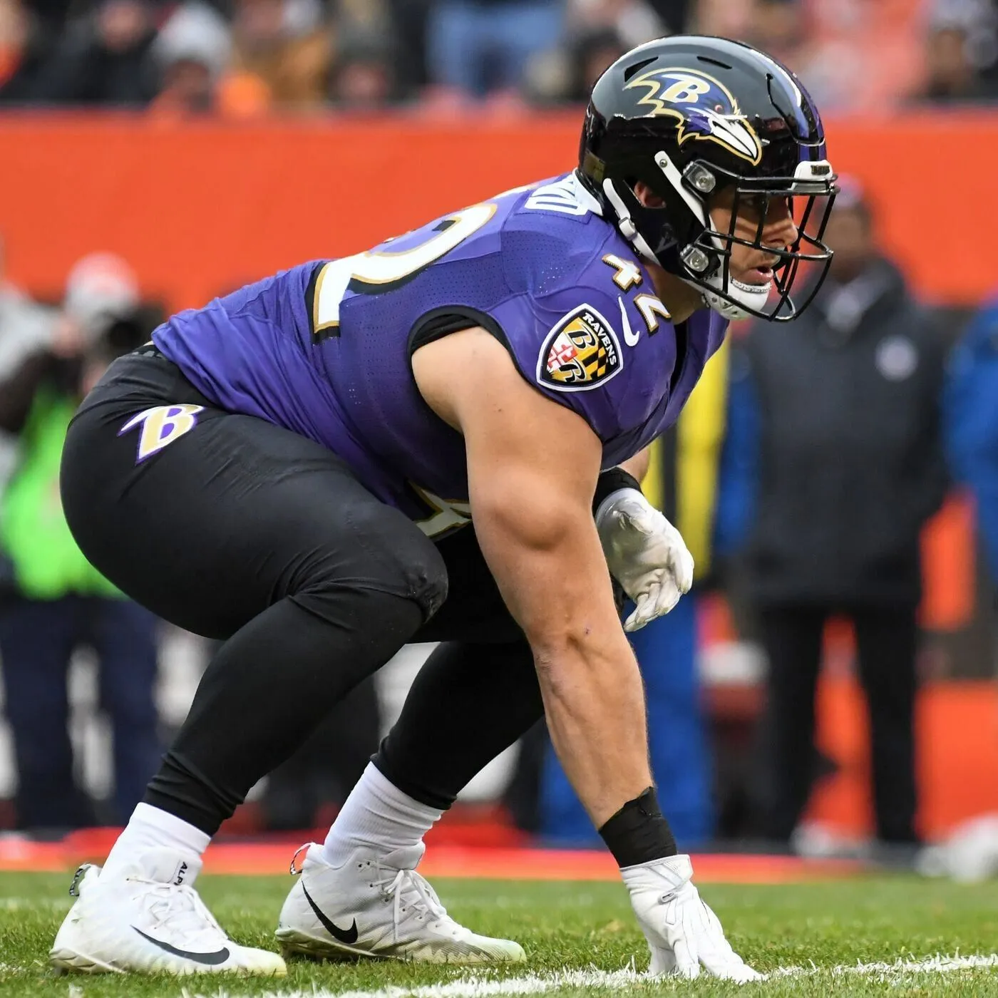 Patrick Ricard Signed Baltimore Ravens Jersey (Beckett) 5xPro Bowl Fullback