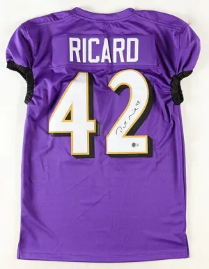 Patrick Ricard Signed Baltimore Ravens Jersey (Beckett) 5xPro Bowl Fullback