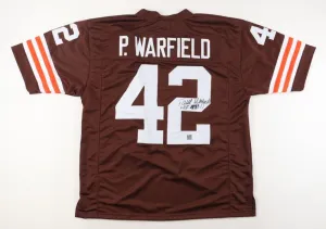 Paul Warfield Signed Cleveland Browns Jersey "HOF 83" (Playball Ink Hologram) WR