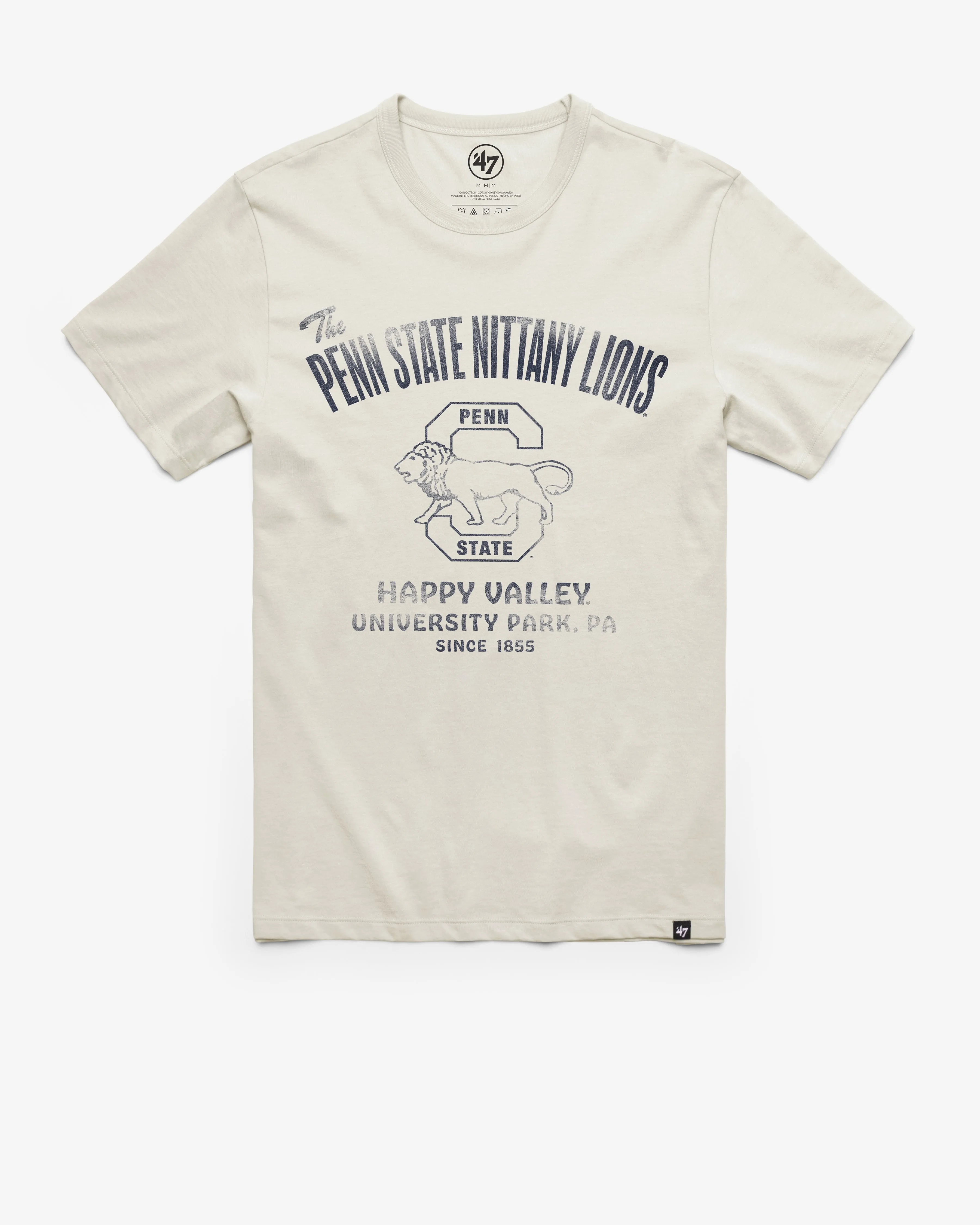 PENN STATE NITTANY LIONS VINTAGE WIDE OPEN '47 FRANKLIN TEE