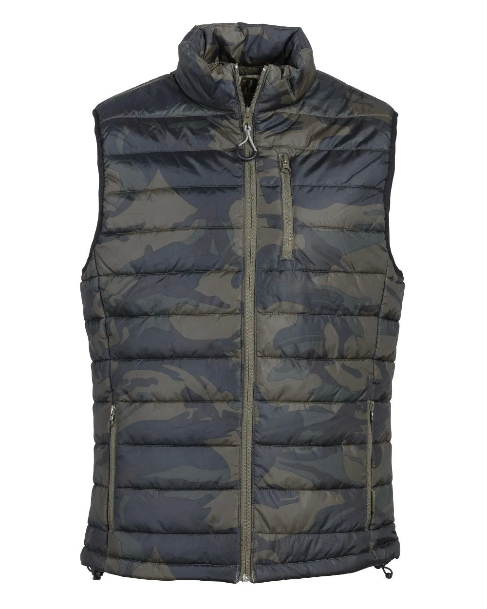 Percussion Camo Trek Vest Long Sleeve Casual Tops