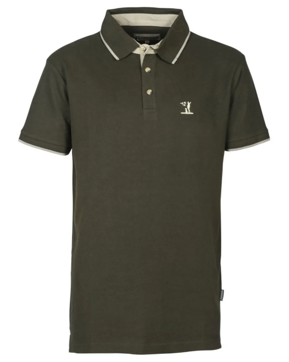 Percussion Embroidered Polo Shirt Percussion Warm Flannel
