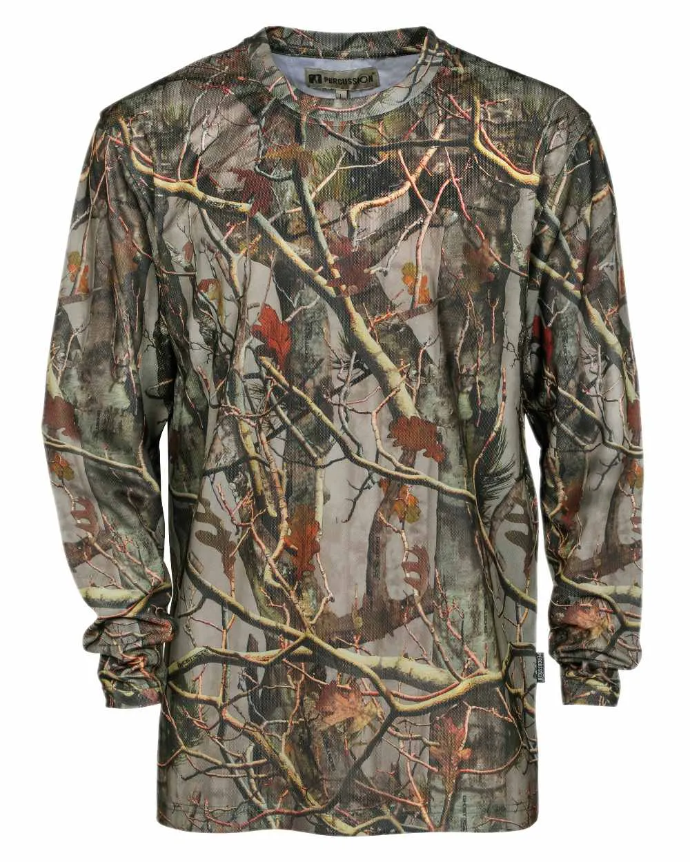 Percussion Ghostcamo Long Sleeve T-Shirt Bushcraft Flannel Shirts