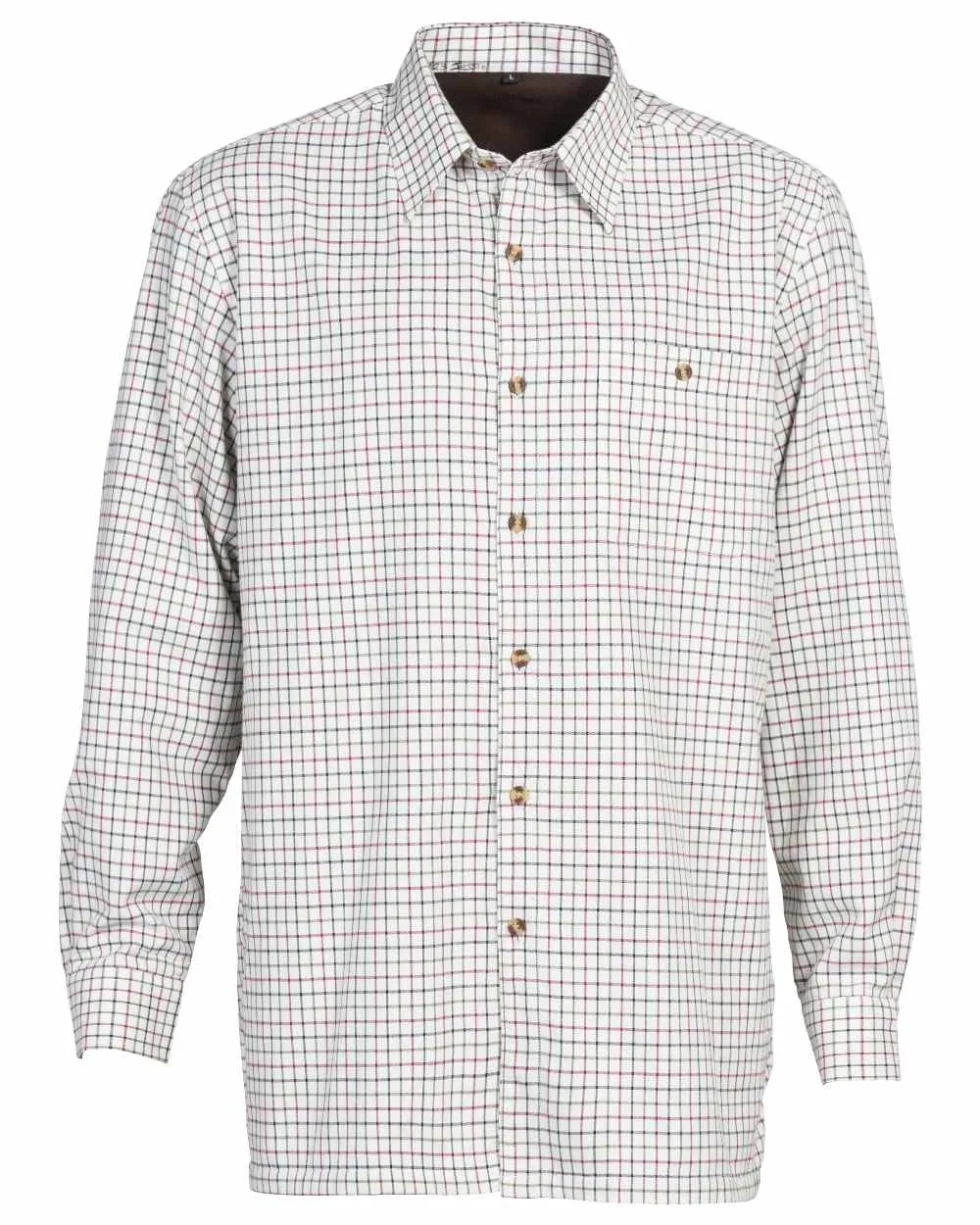 Percussion Inverness Fleece Lined Shirt Micro Fleece Check Shirts