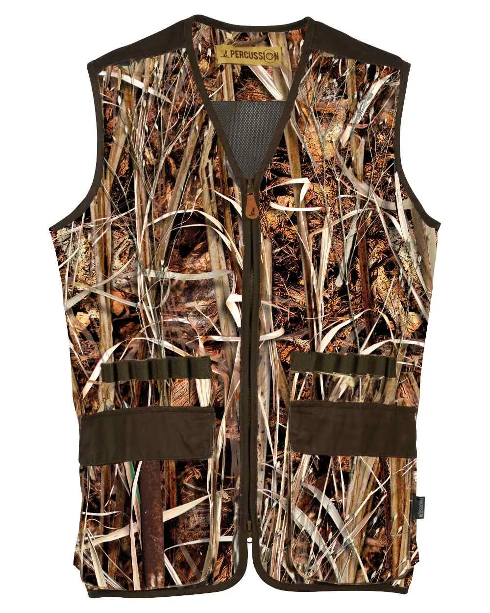 Percussion Palombe Ghostcamo Vest Checkered Casual Shirts