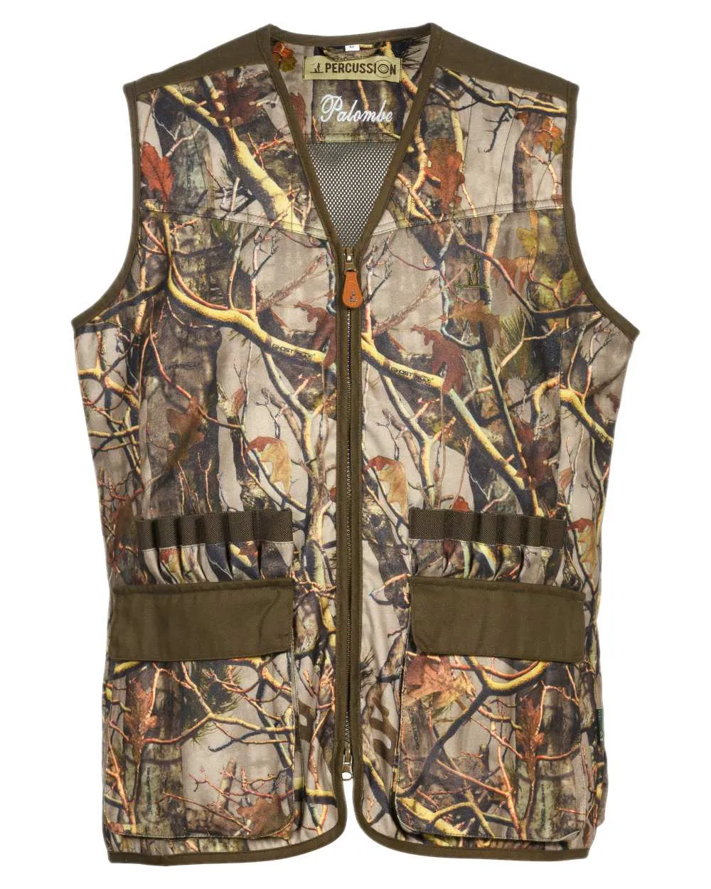 Percussion Palombe Ghostcamo Vest Men's Check Dress Shirts