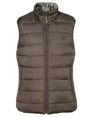 Percussion Reversible Quilted Hunting Gilet Brushed Tartan Shirts