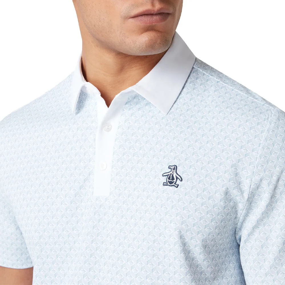 Original Penguin PeteS Tee Time Polo Shirt - Bright White Feel the Energy