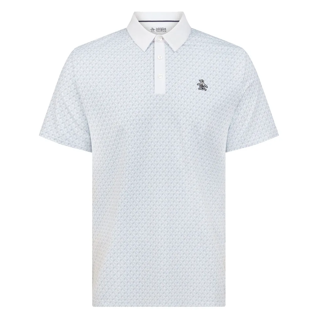 Walk Loud Fuel Your Fire Original Penguin PeteS Tee Time Polo Shirt - Bright White