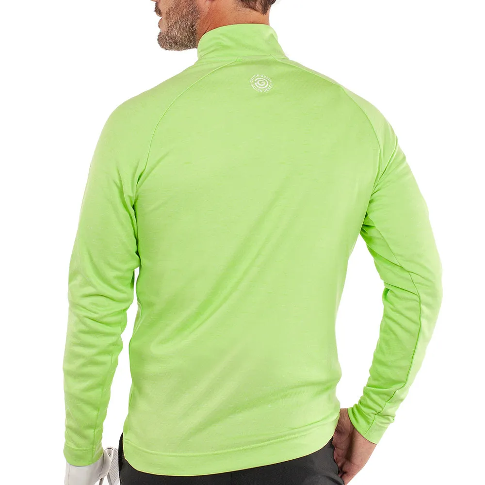 Easter Sale Galvin Green Dion 1/4 Zip Pullover - Fresh Green Melange