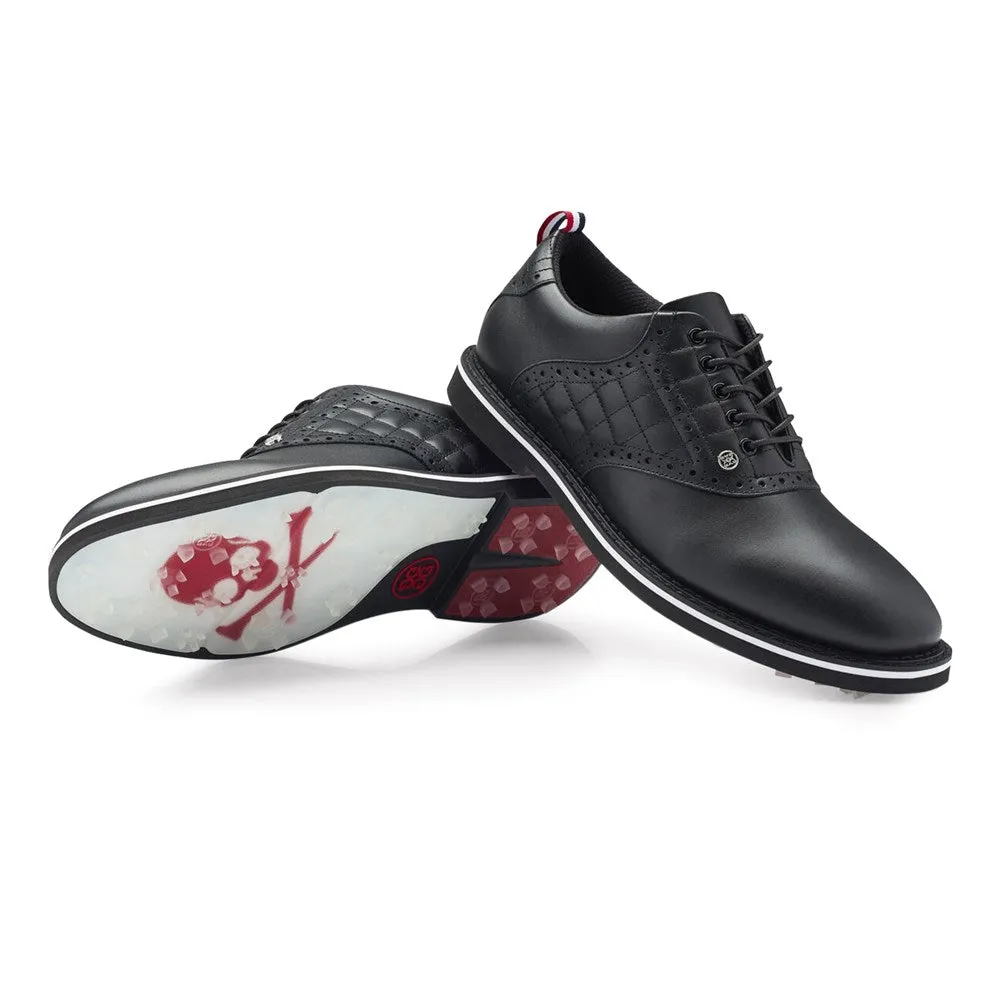 G/Fore Quilted Saddle Gallivanter Wide Golf Shoes - Onyx Affordable Budget Friendly
