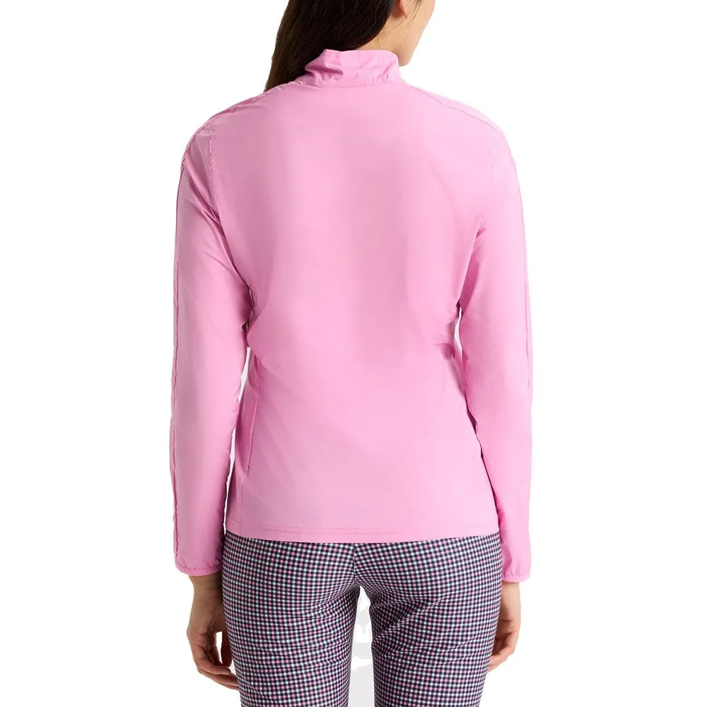 Rohnisch Women'S Packable Ultralight Golf Jacket - Fuchsia Pink Bring the Heat Mother's Day Sale