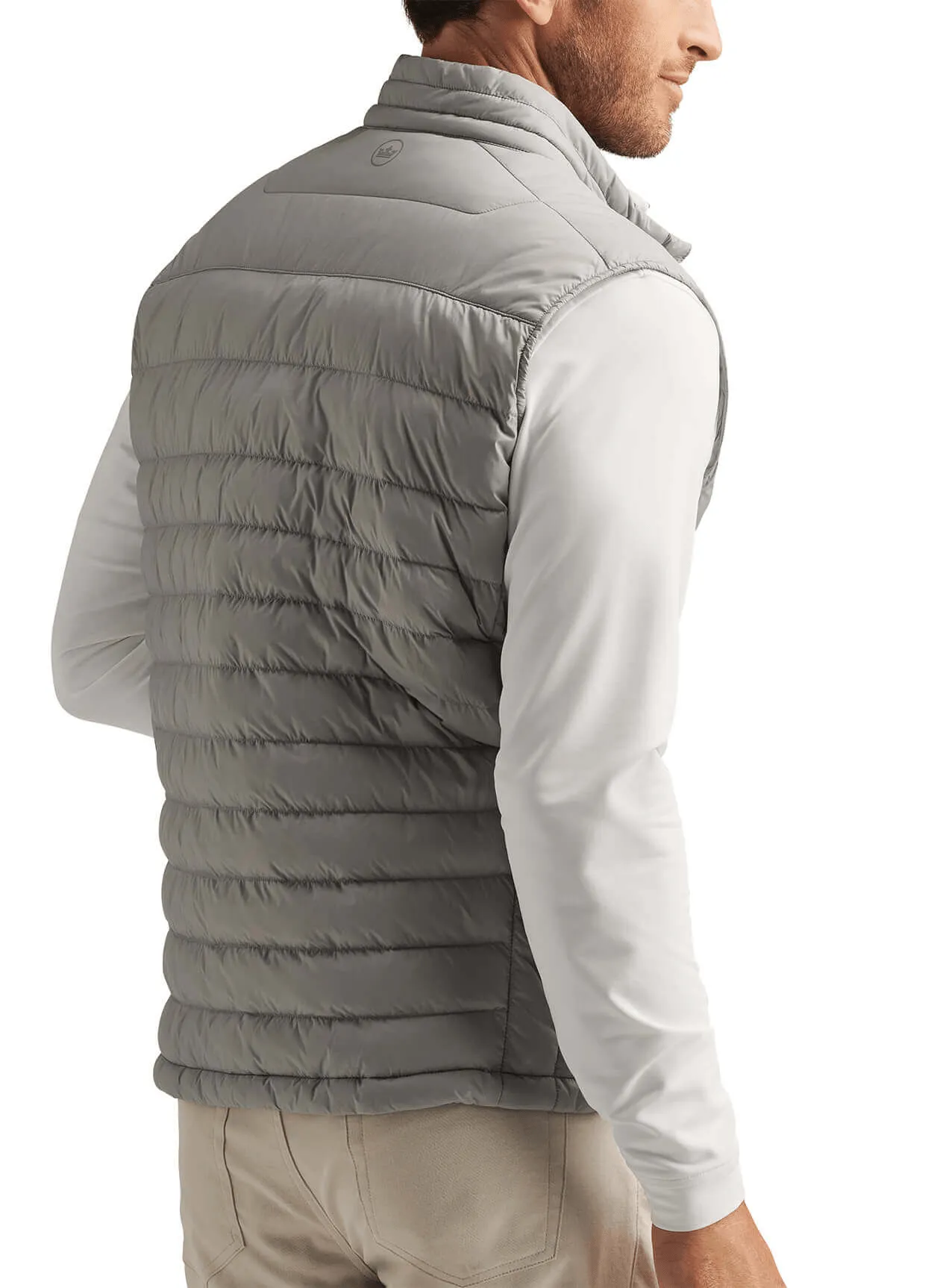 Peter Millar - Men'S All Course Vest - Gale Grey Designed to Dominate Walk with Purpose