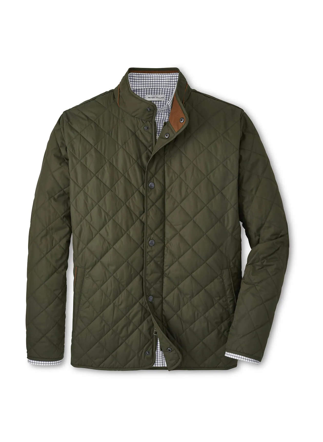 Peter Millar - Men'S Suffolk Coat - Dark Olive Black Friday Sale Make a Statement