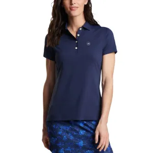 Made to Move Easter Sale Peter Millar Women'S Performance Stretch Jersey Golf Shirt - Navy