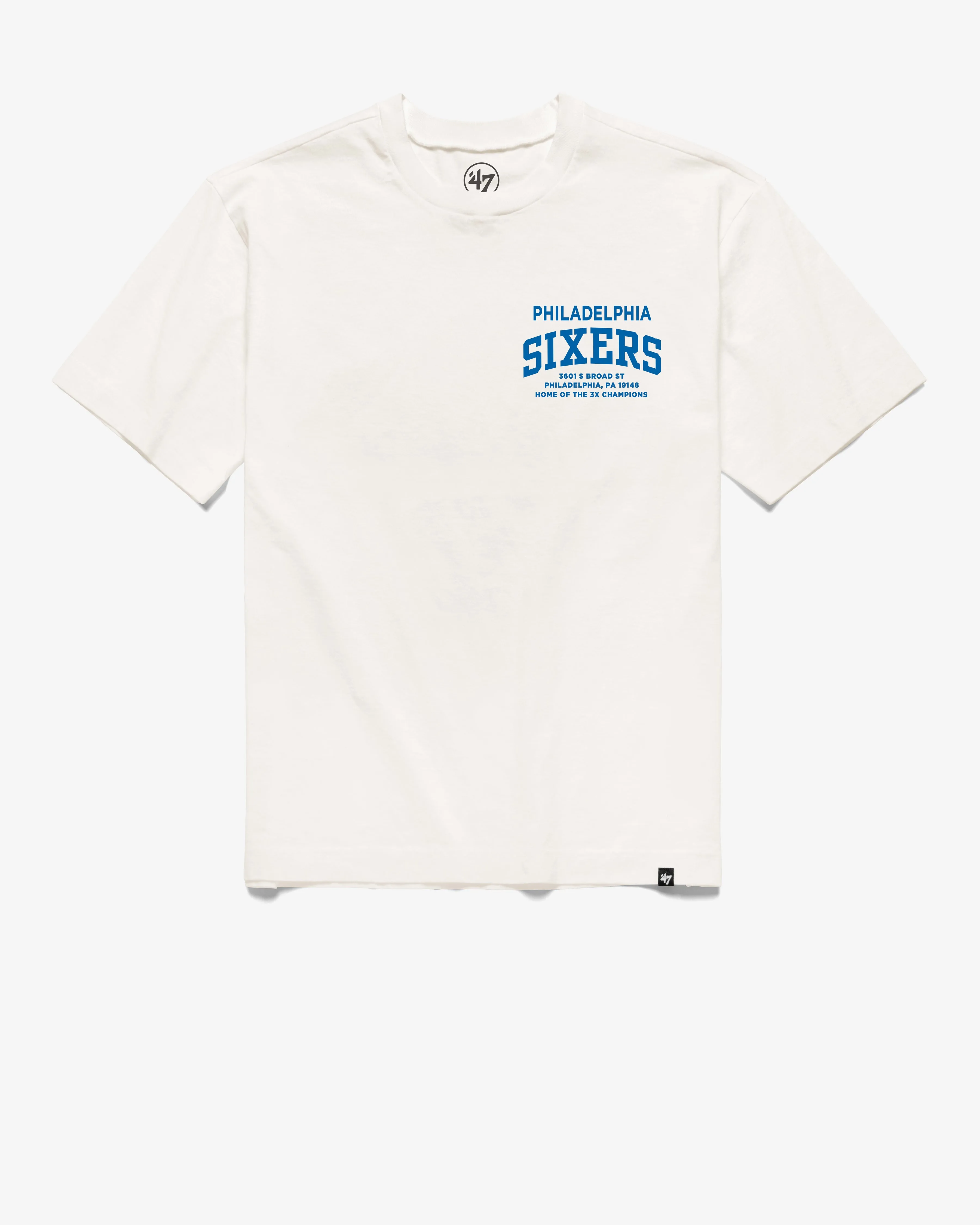 PHILADELPHIA 76ERS CHAMPIONS SHOPHOUSE '47 FOUNDATION TEE