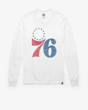 PHILADELPHIA 76ERS PREMIER FRANKLIN LONG SLEEVE TEE