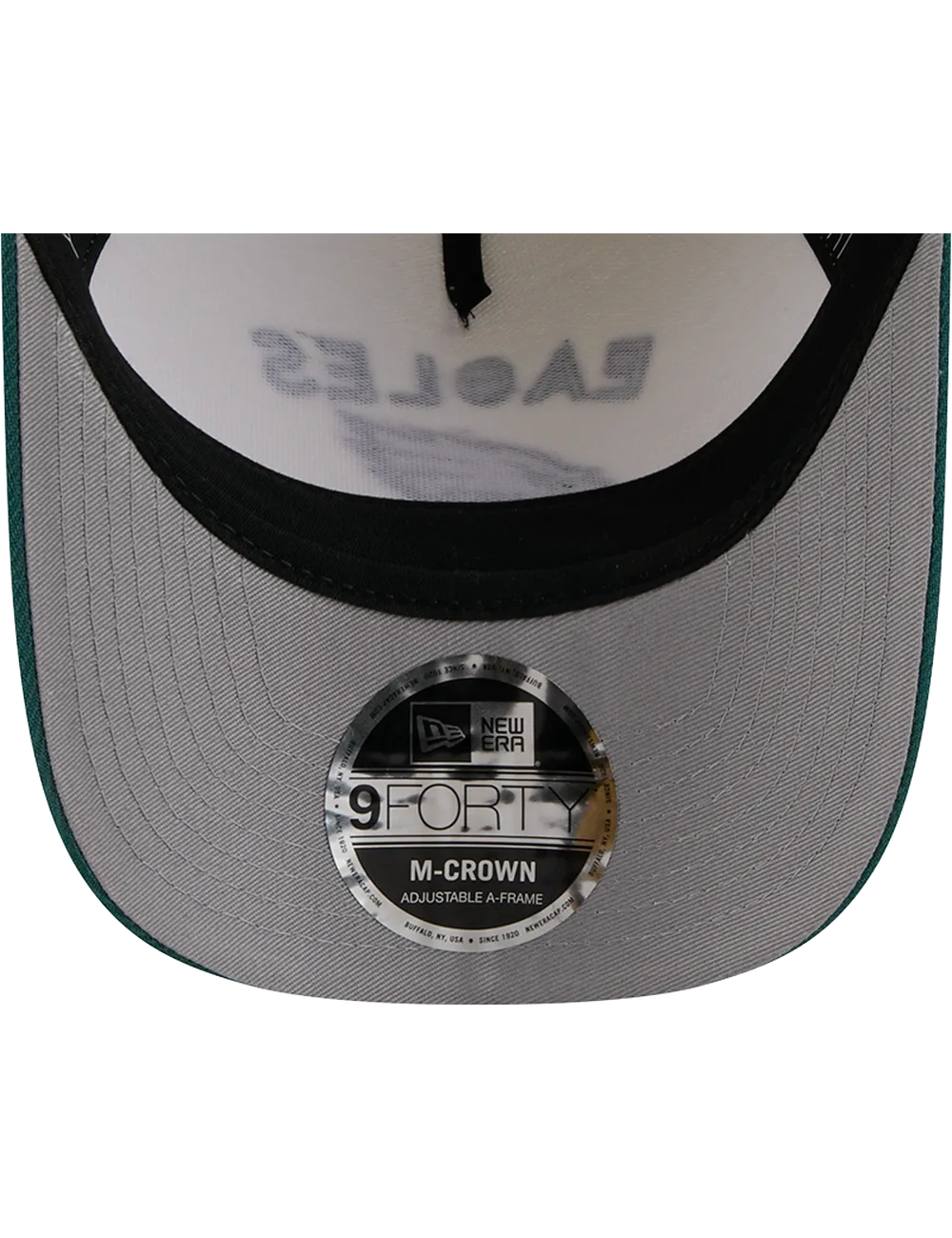 Philadelphia Eagles New Era NFL 25 Draft 9FORTY M-Crown Snapback Hat - Chrome