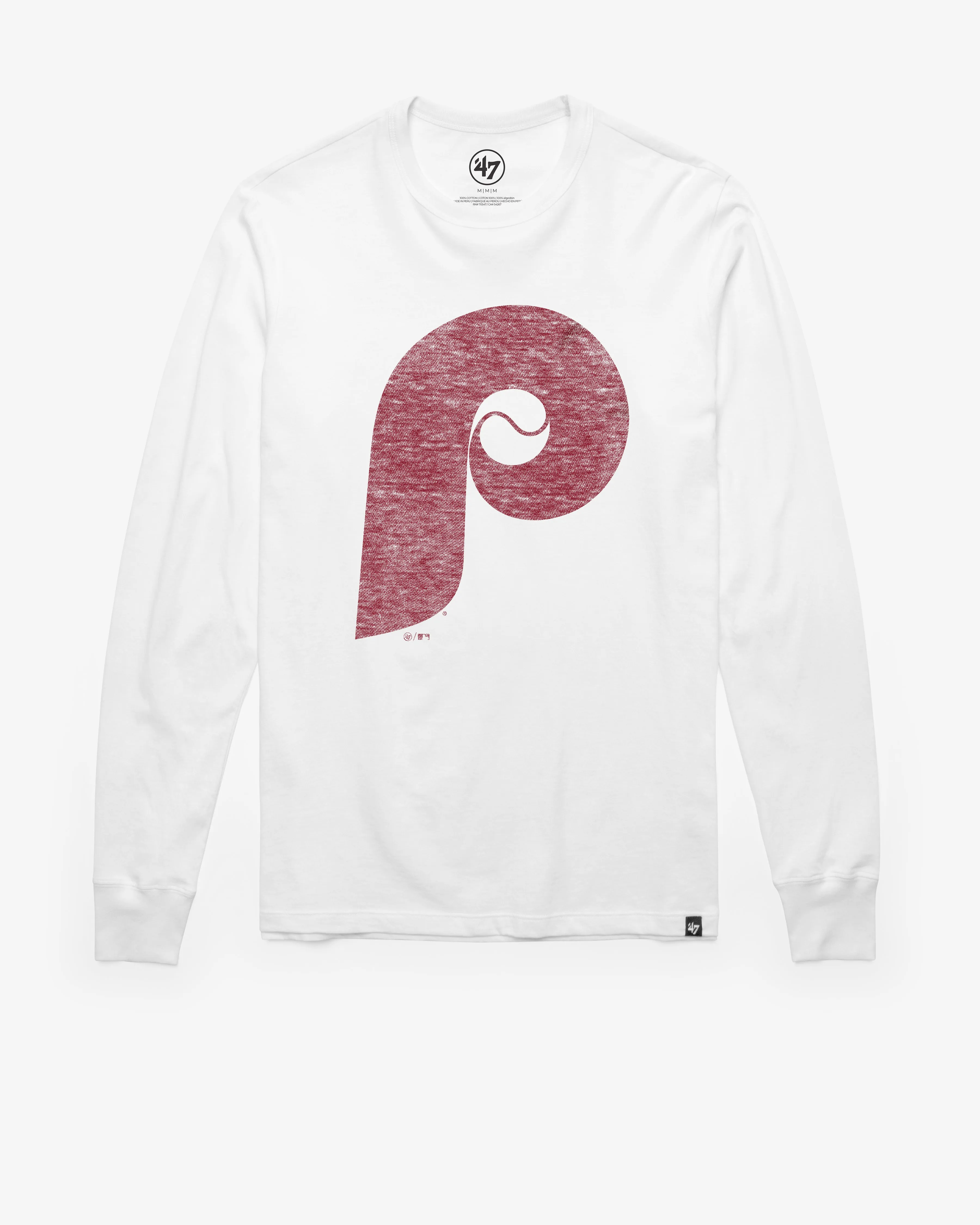 PHILADELPHIA PHILLIES COOPERSTOWN PREMIER FRANKLIN LONG SLEEVE TEE