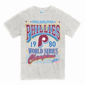 PHILADELPHIA PHILLIES 1980 WORLD SERIES ROCKER '47 VINTAGE TUBULAR TEE