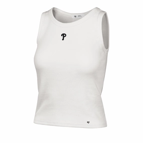 PHILADELPHIA PHILLIES MICRO EMB '47 BABY RIB TANK WOMENS
