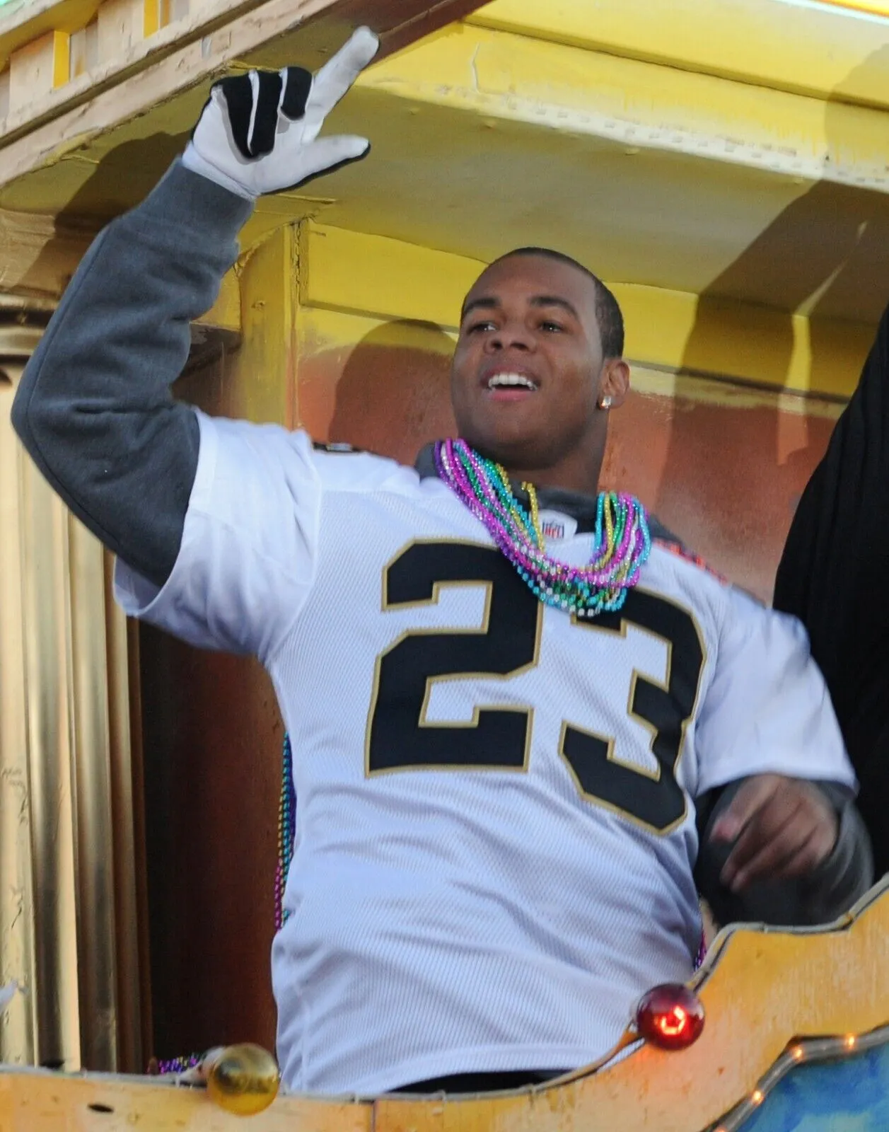 Pierre Thomas Signed New Orleans Saints Jersey (JSA COA) Super Bowl XLIV Champ
