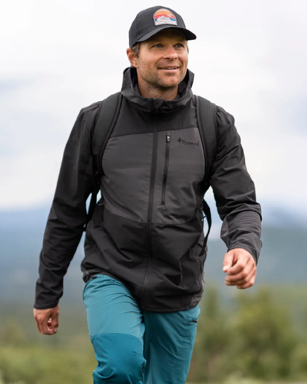 Pinewood Mens Abisko Light Stretch Jacket Dog Walking Waterproof Jackets