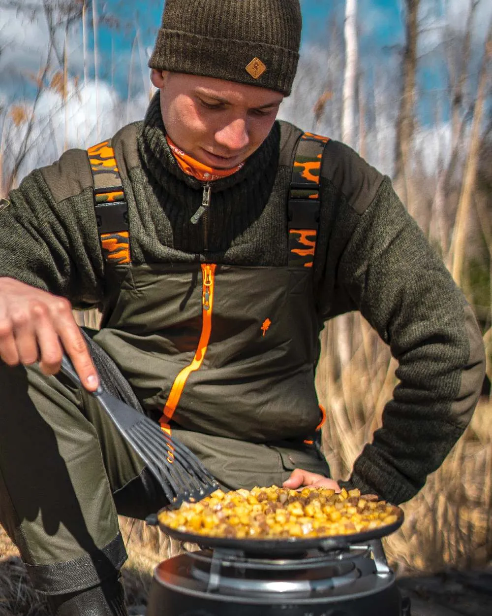 Pinewood Mens Bolmen Fishing Bib Trousers Waterproof Overtrousers Men