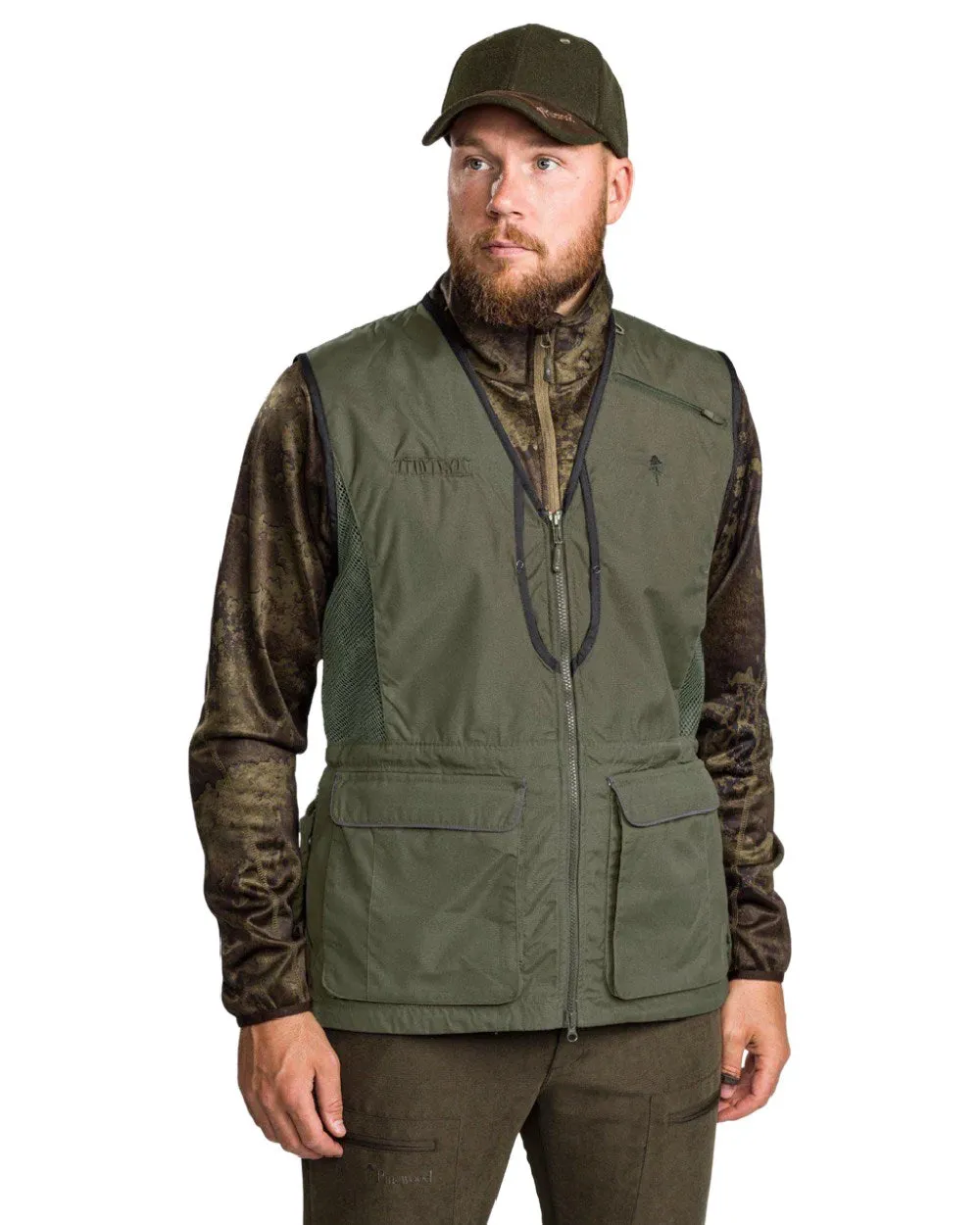 Pinewood Mens Dog Sports 2.0 Vest Long Sleeve Cotton Shirts