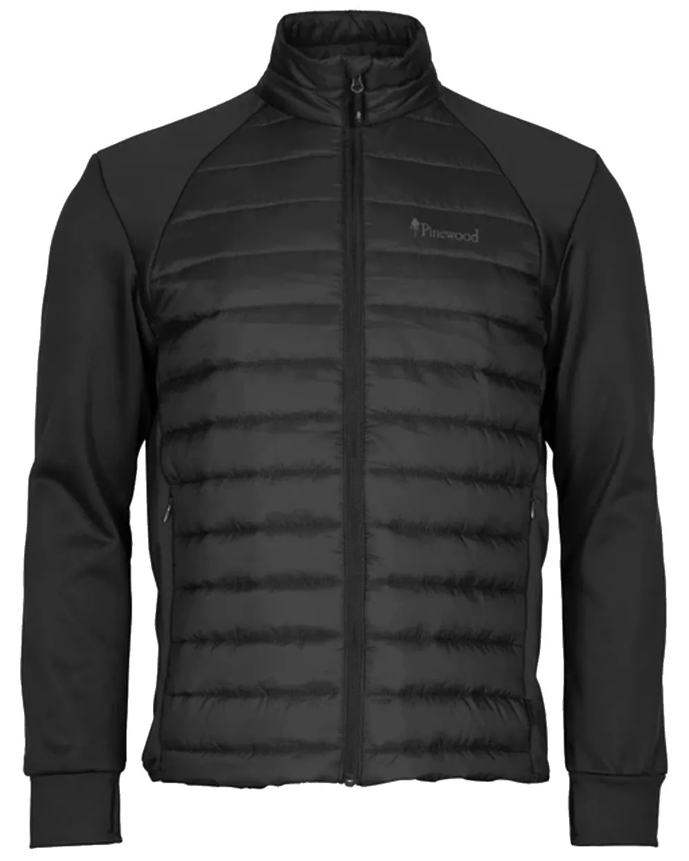 Pinewood Mens Finnveden Hybrid Power Fleece Jacket Quilted Outdoor Jackets