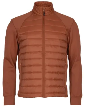 Pinewood Mens Finnveden Hybrid Power Fleece Jacket Diamond Quilted Jackets