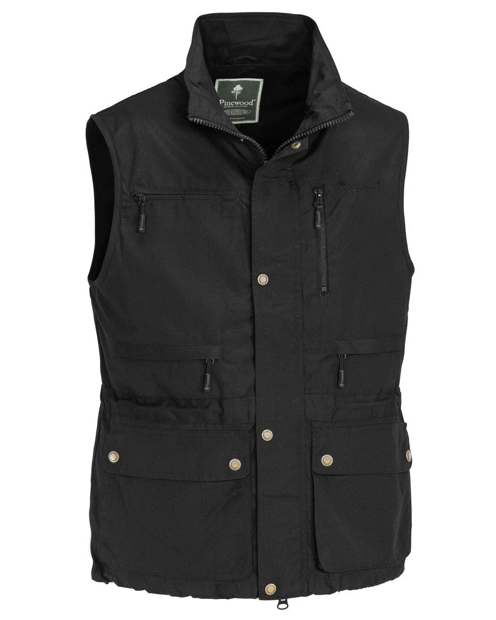 Pinewood Mens Tiveden Vest Men's Check Dress Shirts
