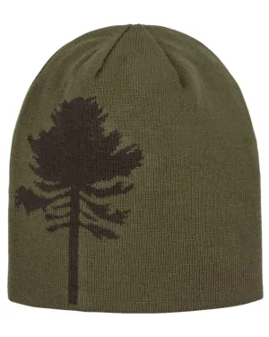 Pinewood Tree Hat Thick Knit Beanie Caps