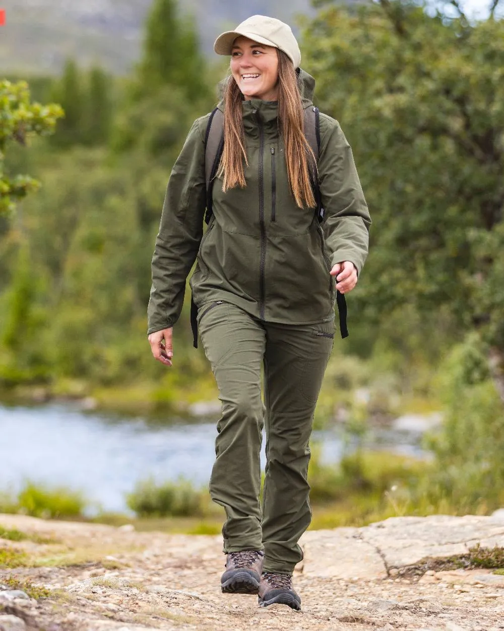 Pinewood Womens Abisko Light Stretch Jacket Hiking Waterproof Jackets