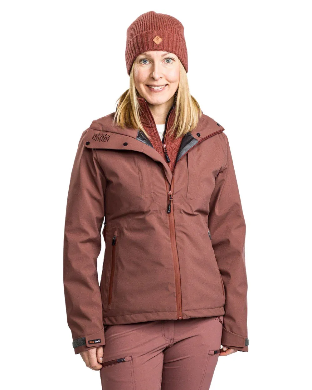 Pinewood Womens Abisko Telluz Three Layer Jacket Hiking Waterproof Jackets