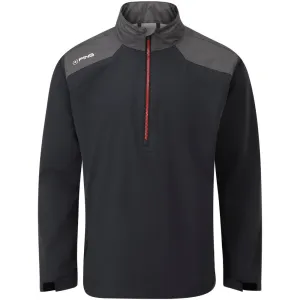 Walk Tall Footwear for the Fearless Ping Aquadrive Waterproof 1/2 Zip Jacket - Black/Asphalt