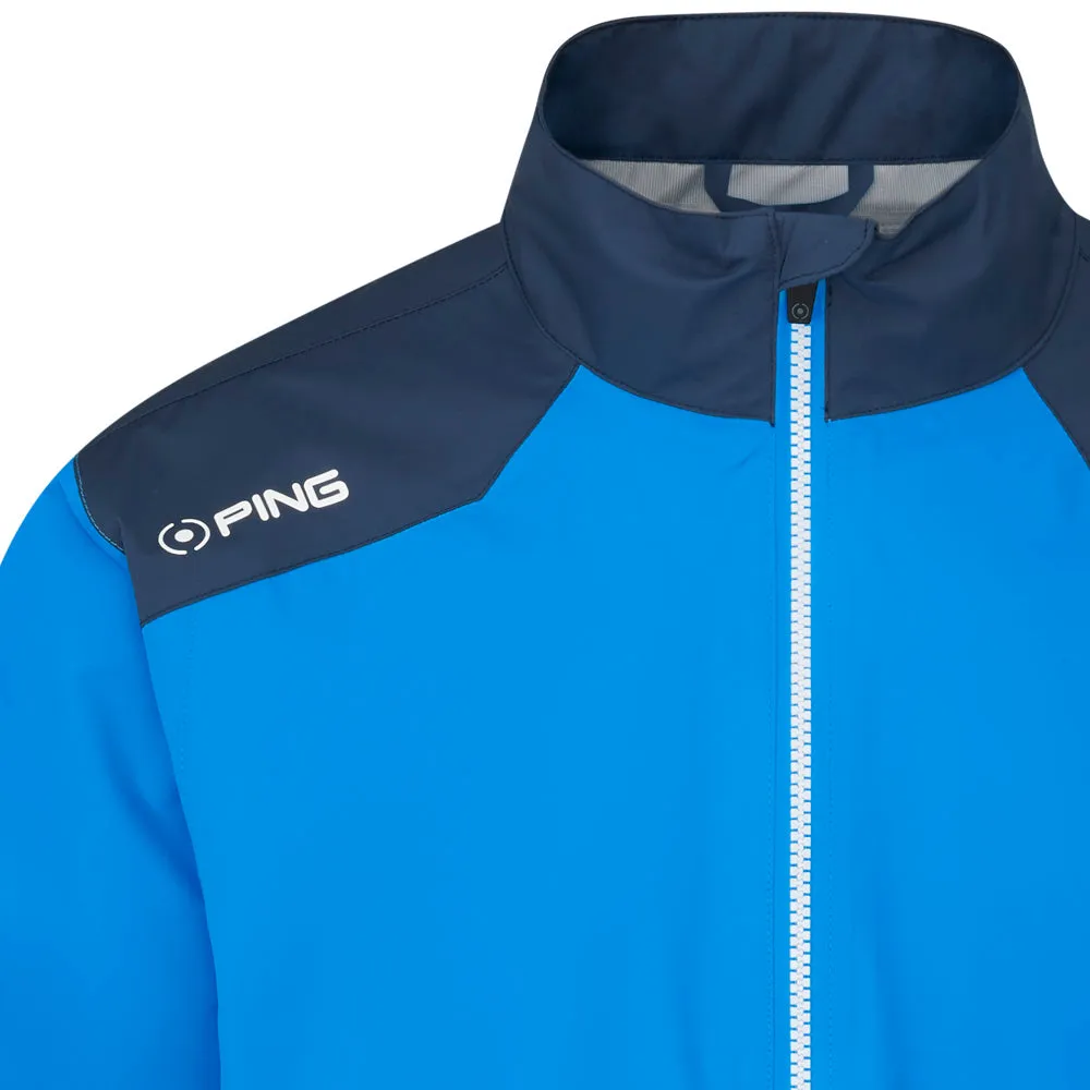 Ping Aquadrive Waterproof 1/2 Zip Jacket - Brilliant Blue/Oxford Blue All Saints' Day Sale Power Every Step