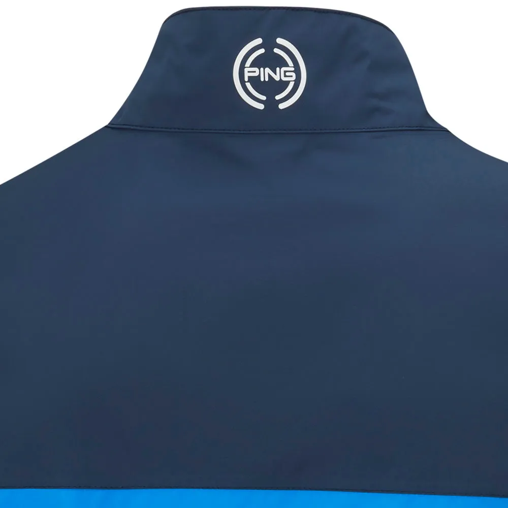 Ping Aquadrive Waterproof 1/2 Zip Jacket - Brilliant Blue/Oxford Blue Deal Of The Century Christmas Day Sale