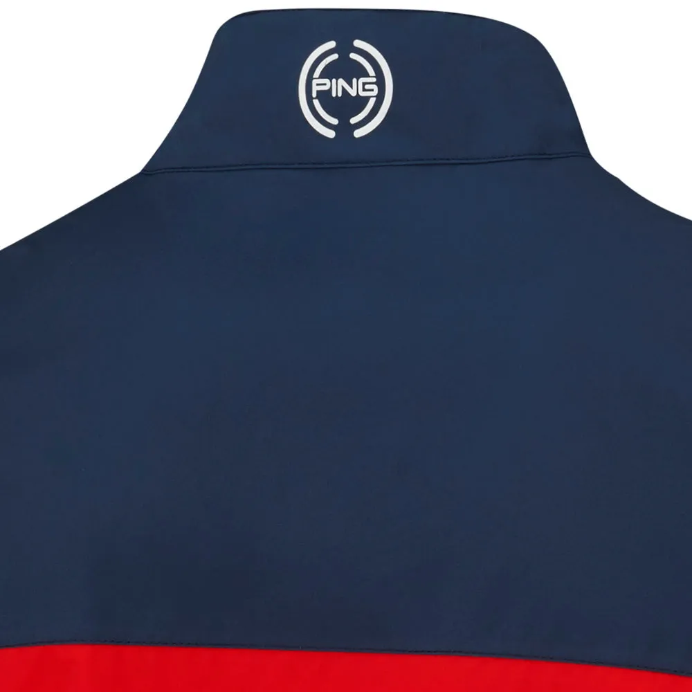 Ping Aquadrive Waterproof Jacket - Classic Red/Oxford Blue Christmas Eve Sale