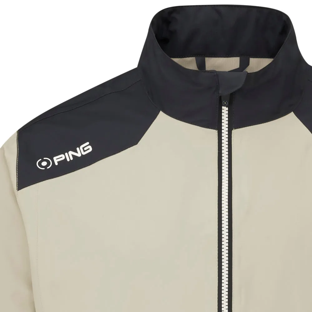 Father's Day Sale Engineered for Speed Ping Aquadrive Waterproof Jacket - Willow/Black