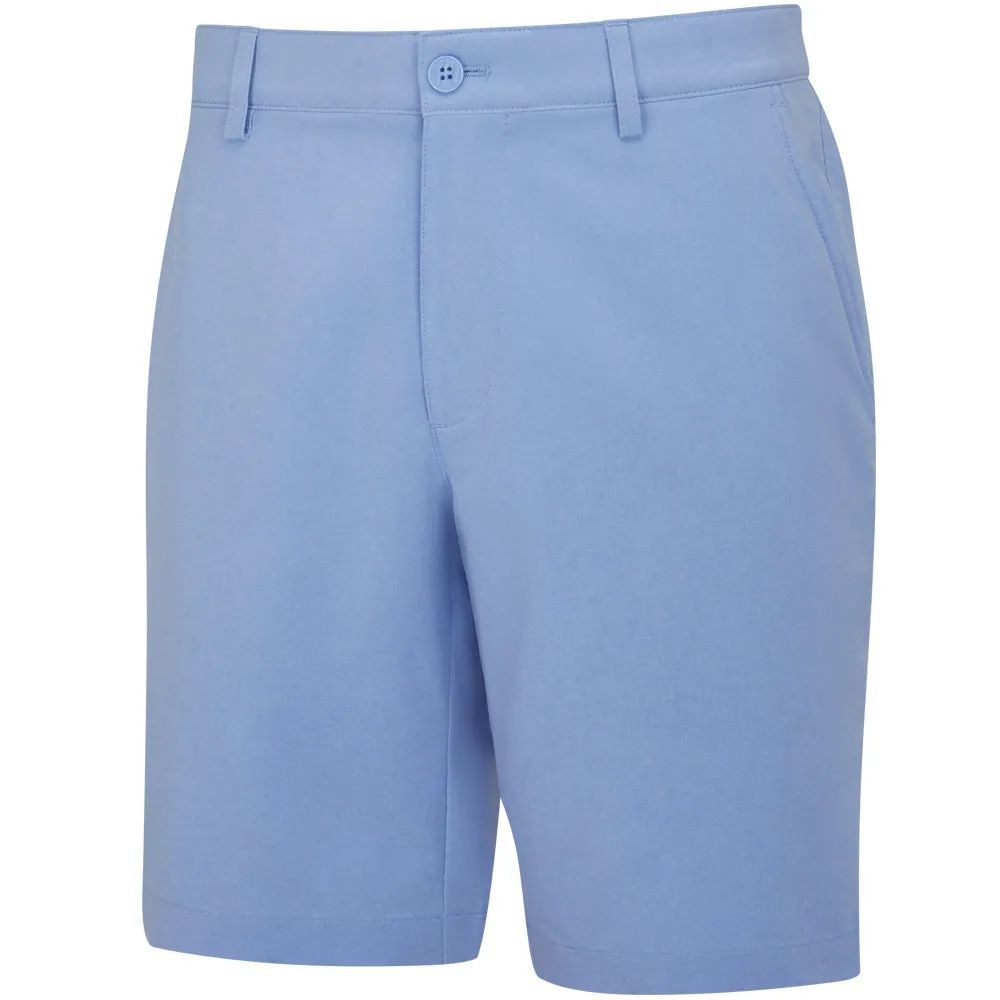 Gear Up and Go Own the Moment Ping Barret Shorts - Cornflower Blue Marl