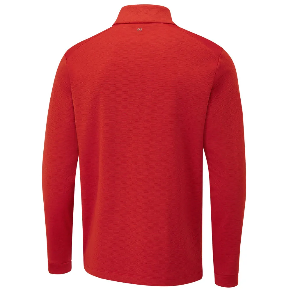 Special Offer Built to Move You Ping Bexton 1/2 Zip Pullover - Classic Red Multi