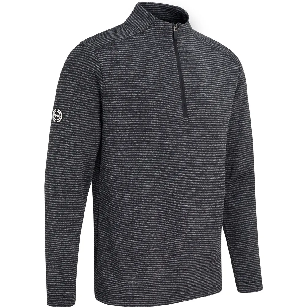 Ping Bryon 1/2 Zip Mid Layer  - Black Multi Feel the Energy Stay in Motion